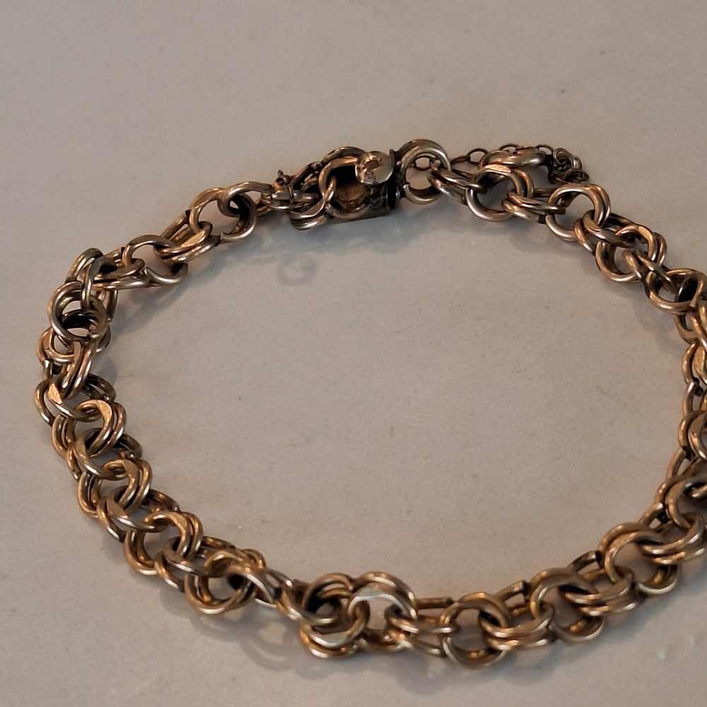Vintage Elco Gold Tone Bracelet - Picture 2 of 4